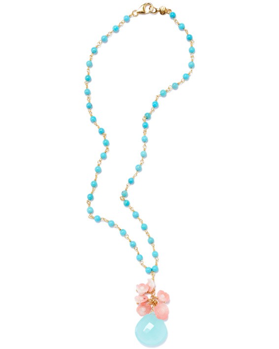 Rose tassel blue