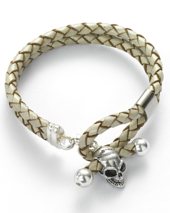 Skull Toggle pale grey