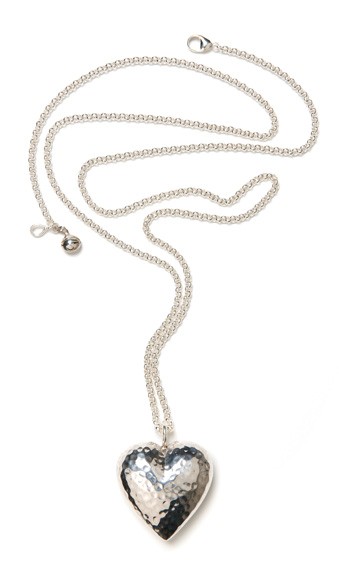 Big Bold Silver Heart
