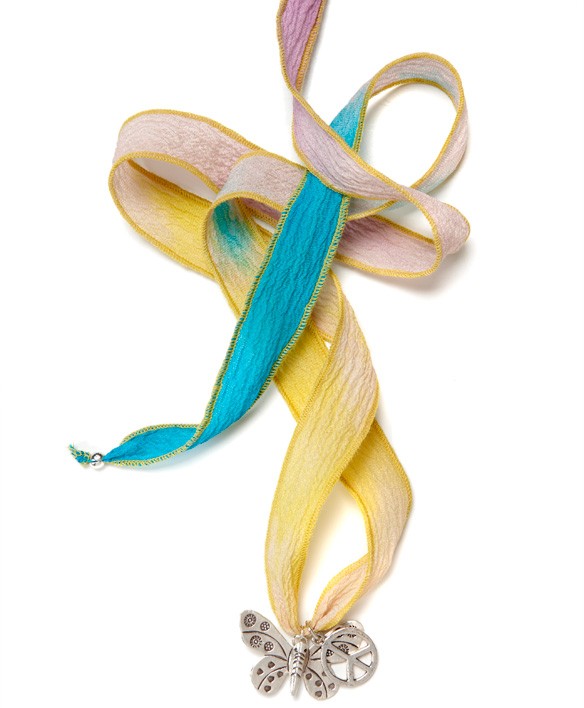 Silk Ribbon Rainbow