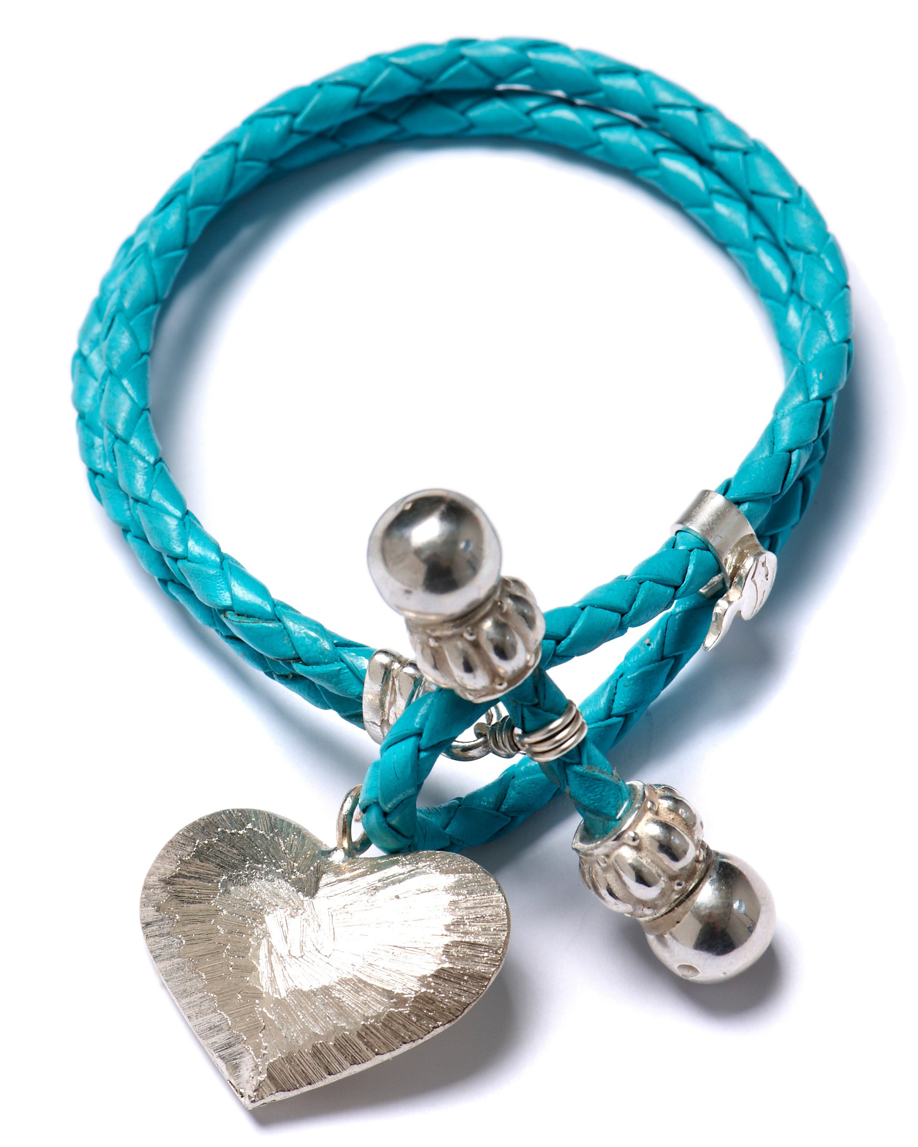 Toggle Turquoise Heart