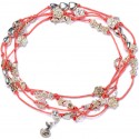 Wrap it silver/coral