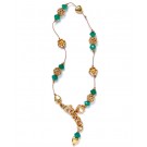 Golden Bondage Green Flowers