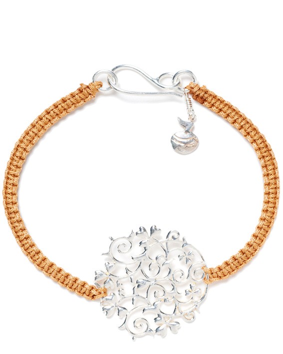 So Knot cognac silver ornate