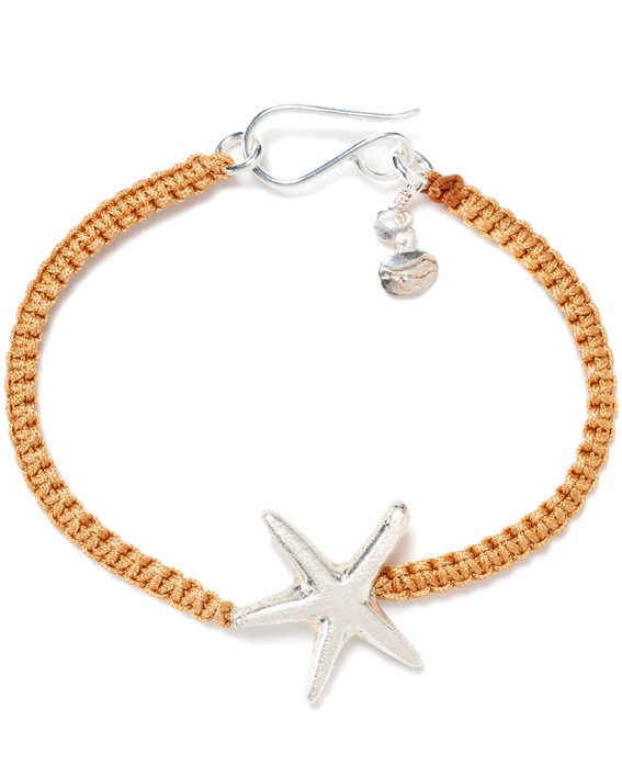 So Knot cognac silver starfish