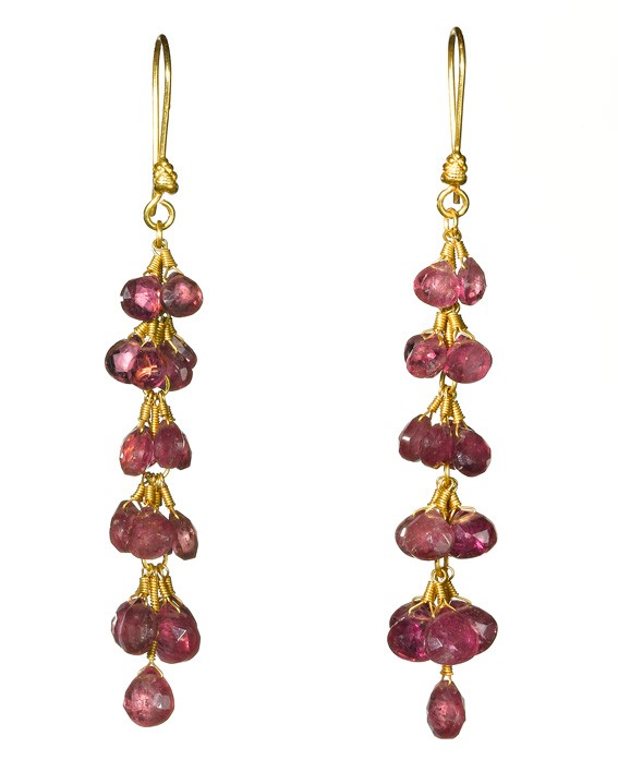 Pink Tourmaline Drops