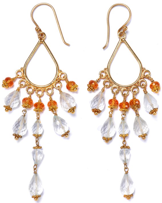 Chandeliers Bright Orange