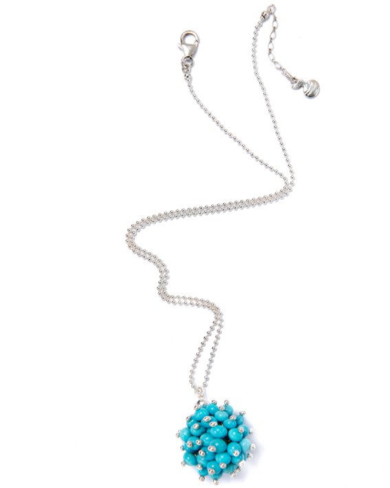 Necklace Blue Dahlia