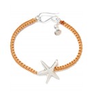 So Knot cognac silver starfish