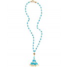 Dancing tassel blue