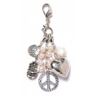 Peace and Pearls Charm
